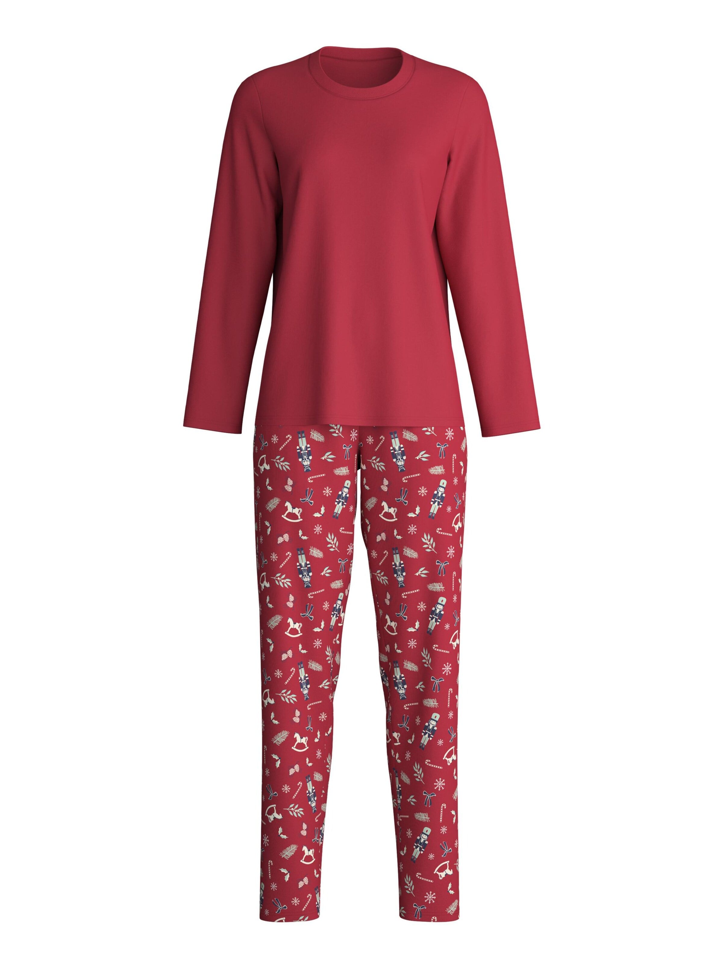 Pyjama 'Family & Friends' CALIDA en rouge : devant