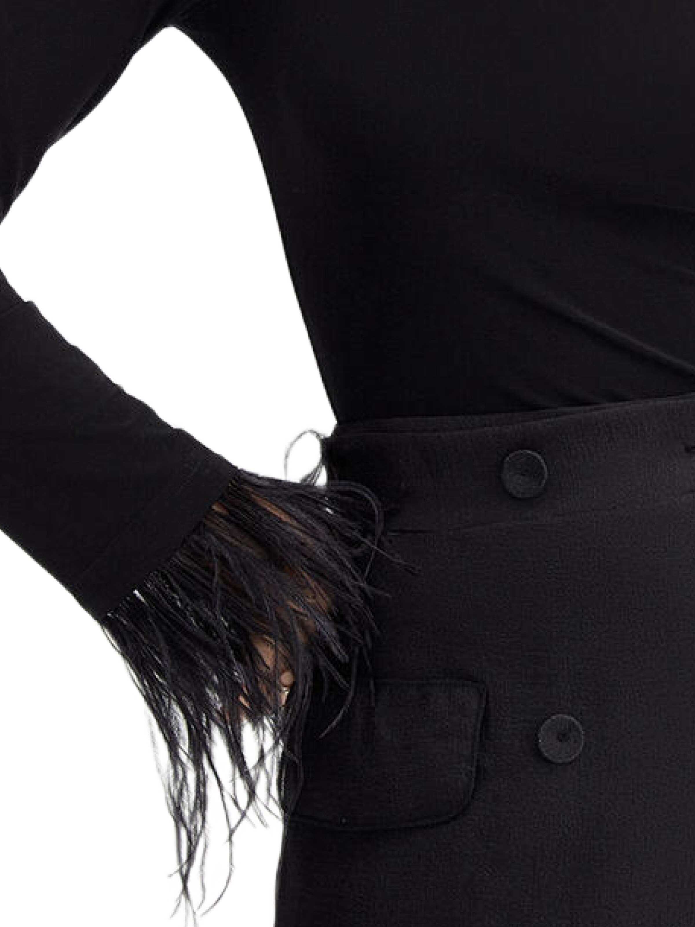 Touche Prive Blouse in Black