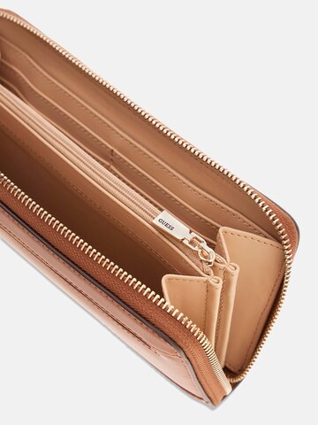 GUESS Wallet 'Janie' in Brown