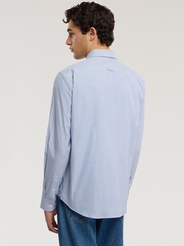 Trussardi Regular fit Button Up Shirt in Blue