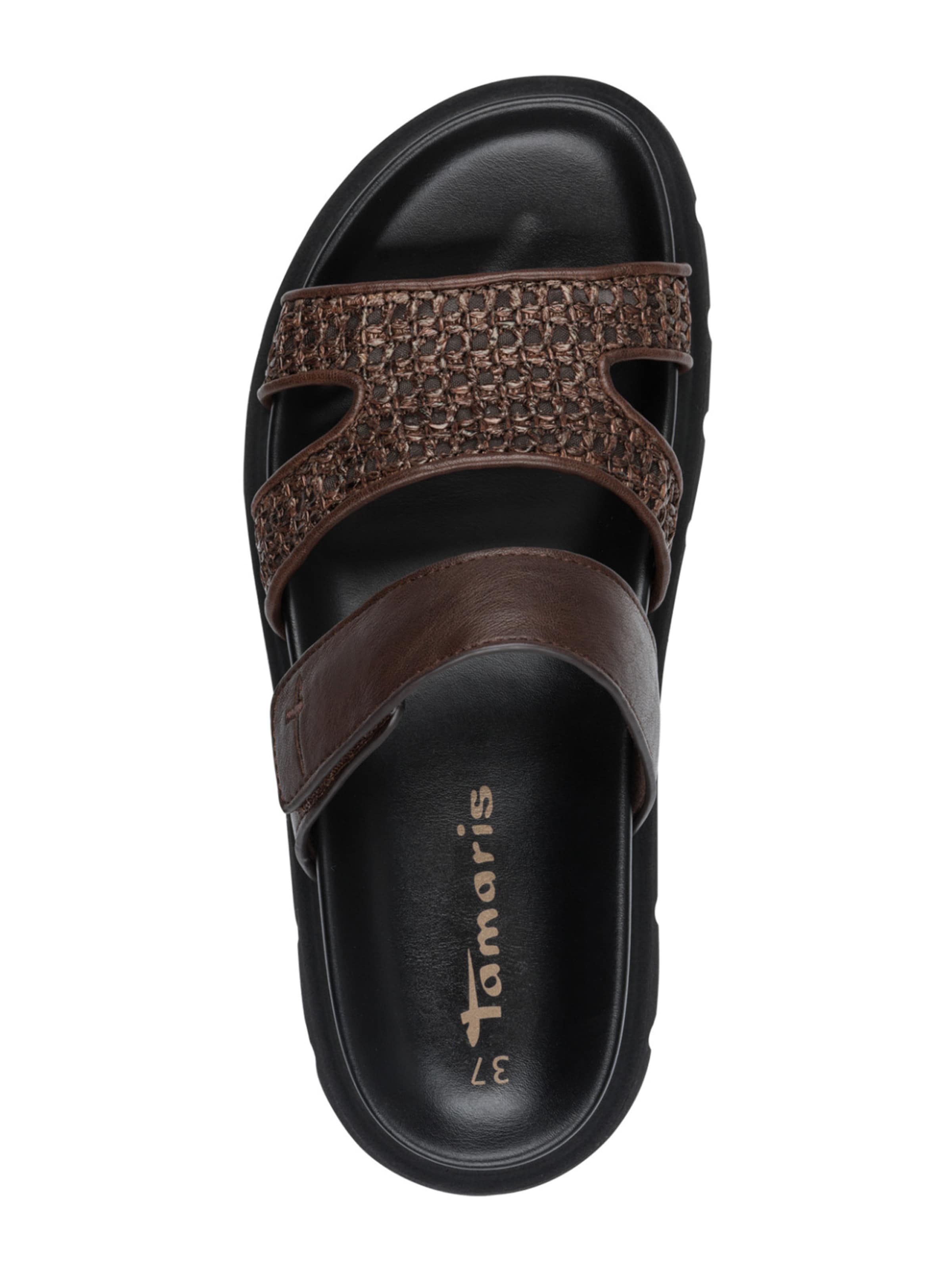 Mule Tamaris en marron