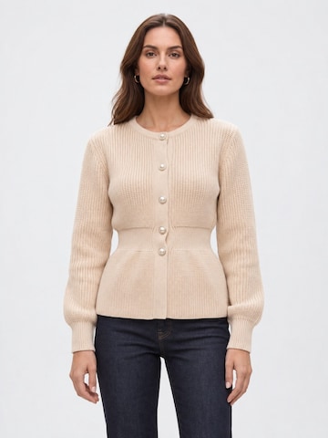 RYVAN Knit cardigan 'Strickjacken' in Beige: front