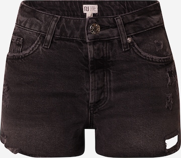 River Island Slimfit Shorts 'HANNAH' in Schwarz: predná strana