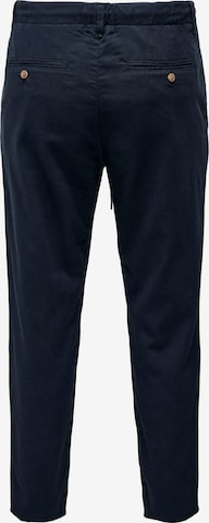 regular Pantaloni con pieghe 'LEO' di Only & Sons in blu