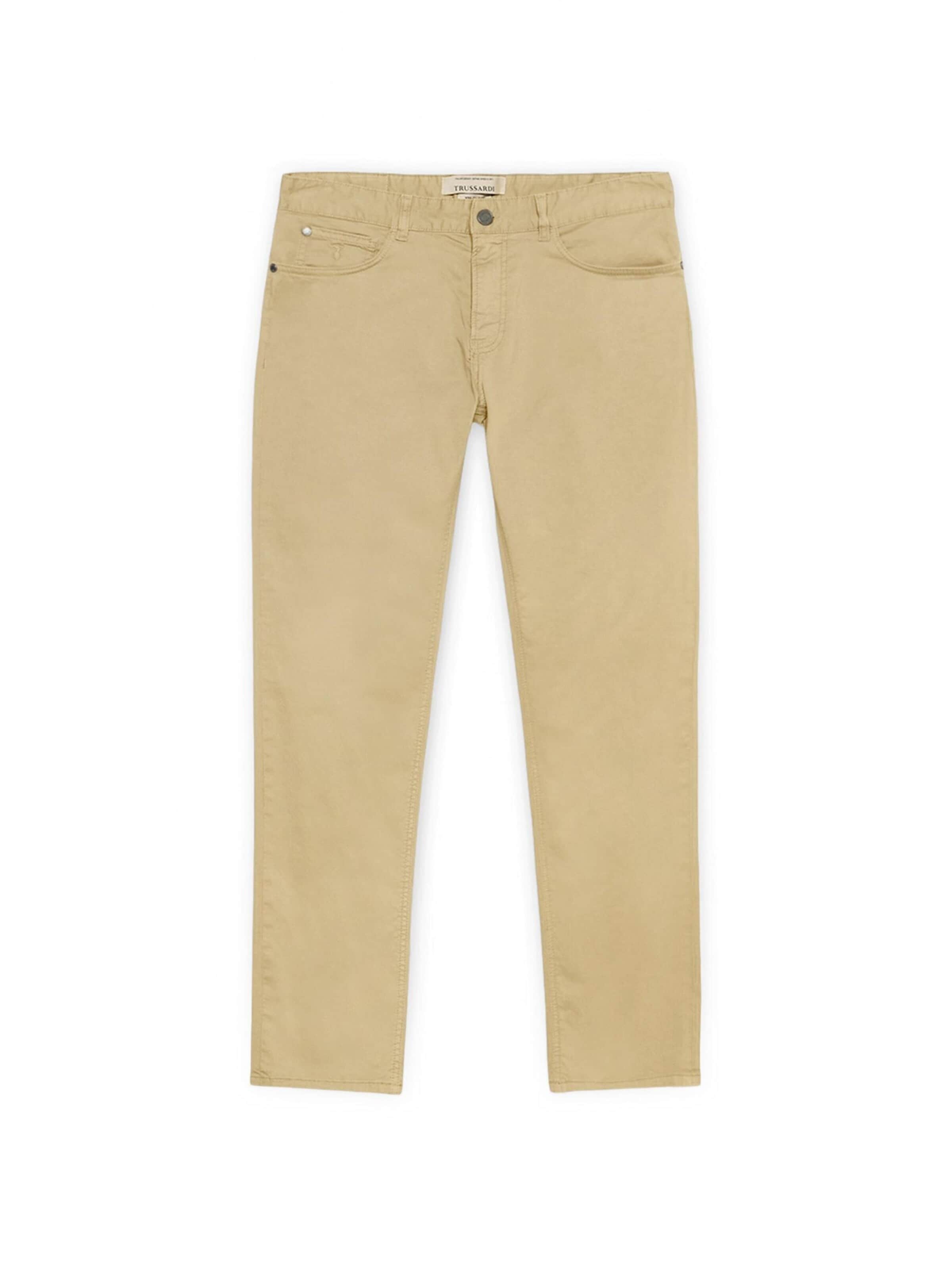 Trussardi Trousers in Beige: front