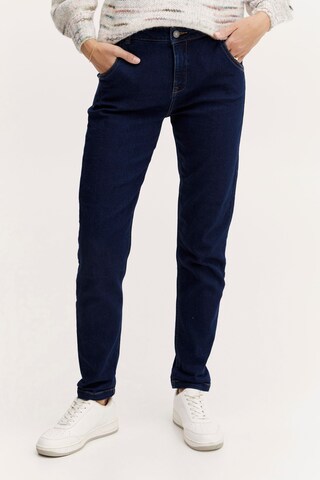 Fransa Skinny Jeans 'Vilja' in Blauw: voorkant