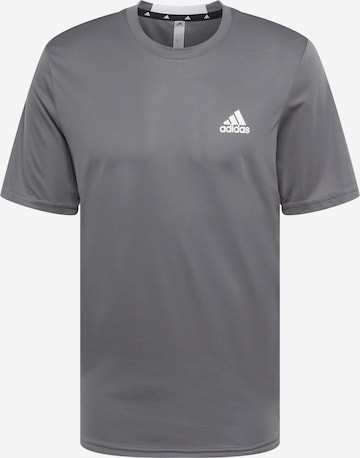 ADIDAS SPORTSWEAR Λειτουργικό μπλουζάκι 'Designed For Movement' σε γκρι: μπροστά