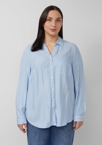 Chemisier s.Oliver Red Label Plus en bleu : devant