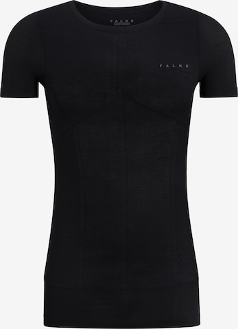 FALKE Base Layer in Schwarz: Vorderseite