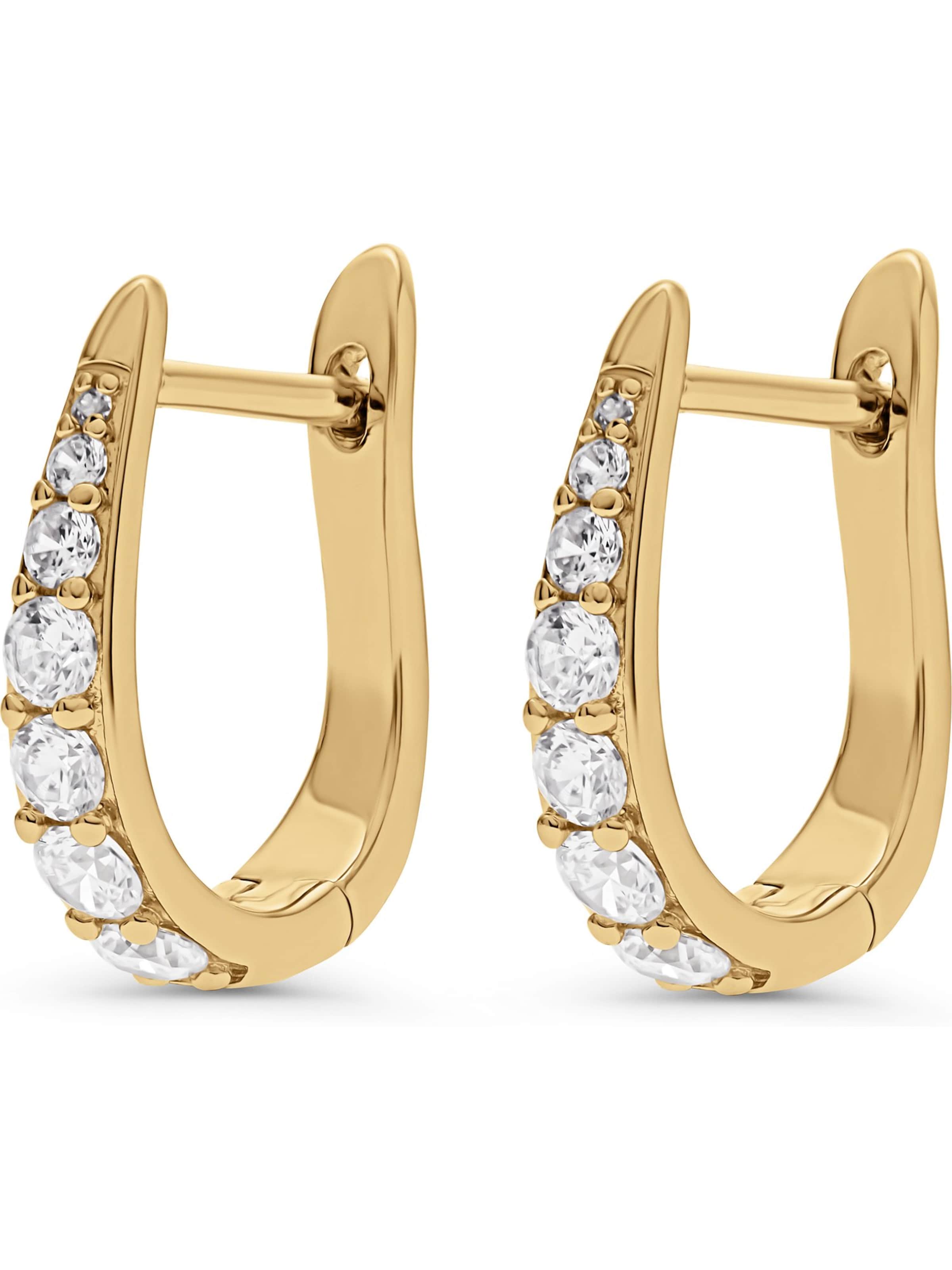 FAVS Earrings in Yellow: front