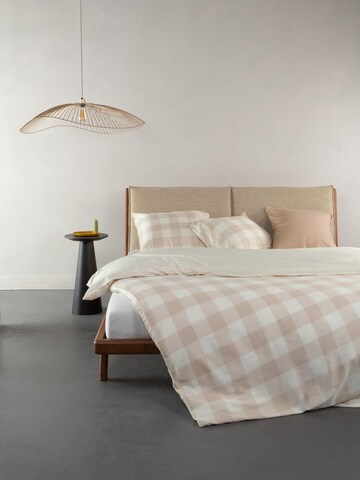 ESSENZA Duvet Cover 'Chess' in Beige