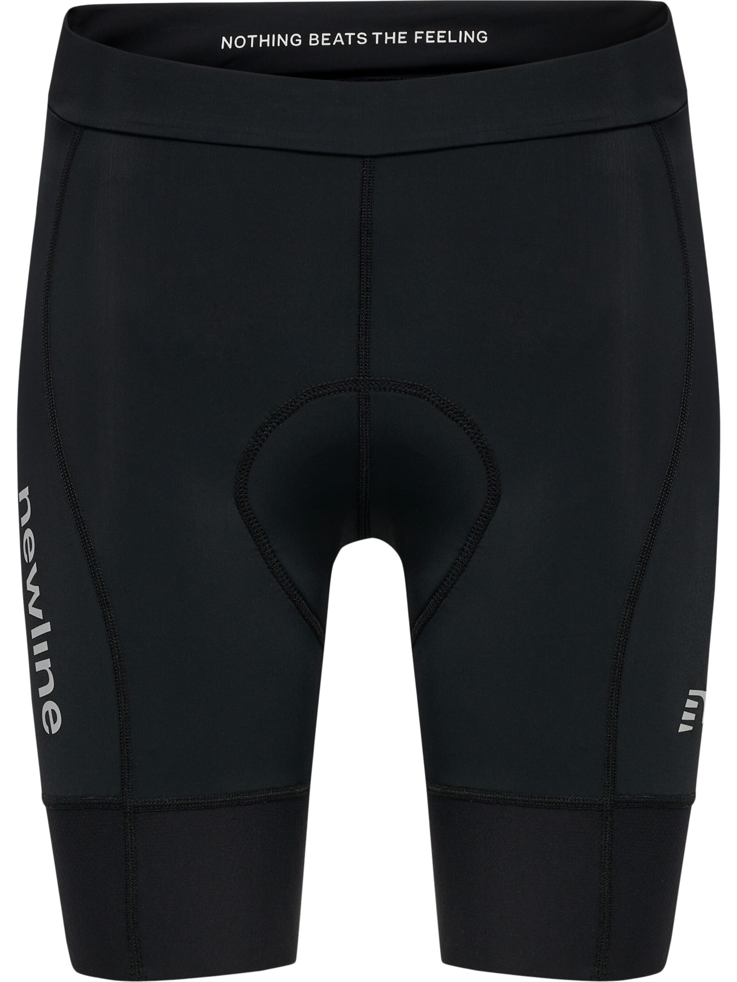 Newline Regular Sportshorts in Schwarz: Vorderseite