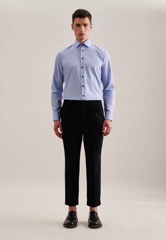 SEIDENSTICKER Slim fit Business Shirt 'Patch3' in Blue