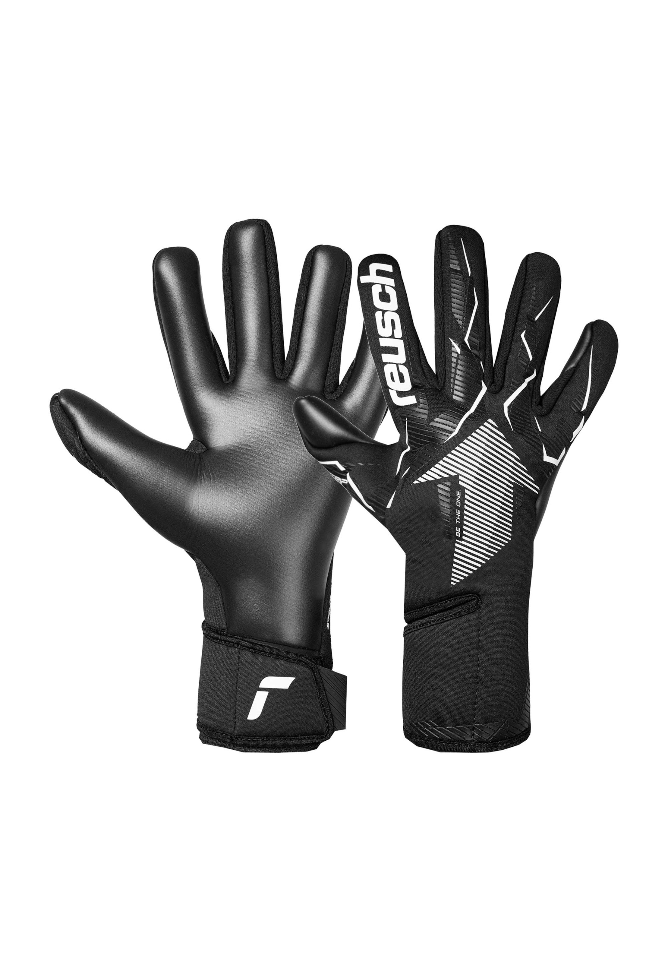 REUSCH Sports gloves 'Fastgrip Infinity' in Black: front