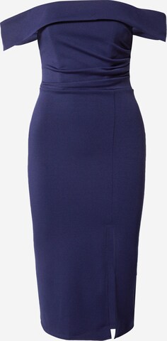 WAL G. Cocktail Dress 'ALEX' in Blue: front