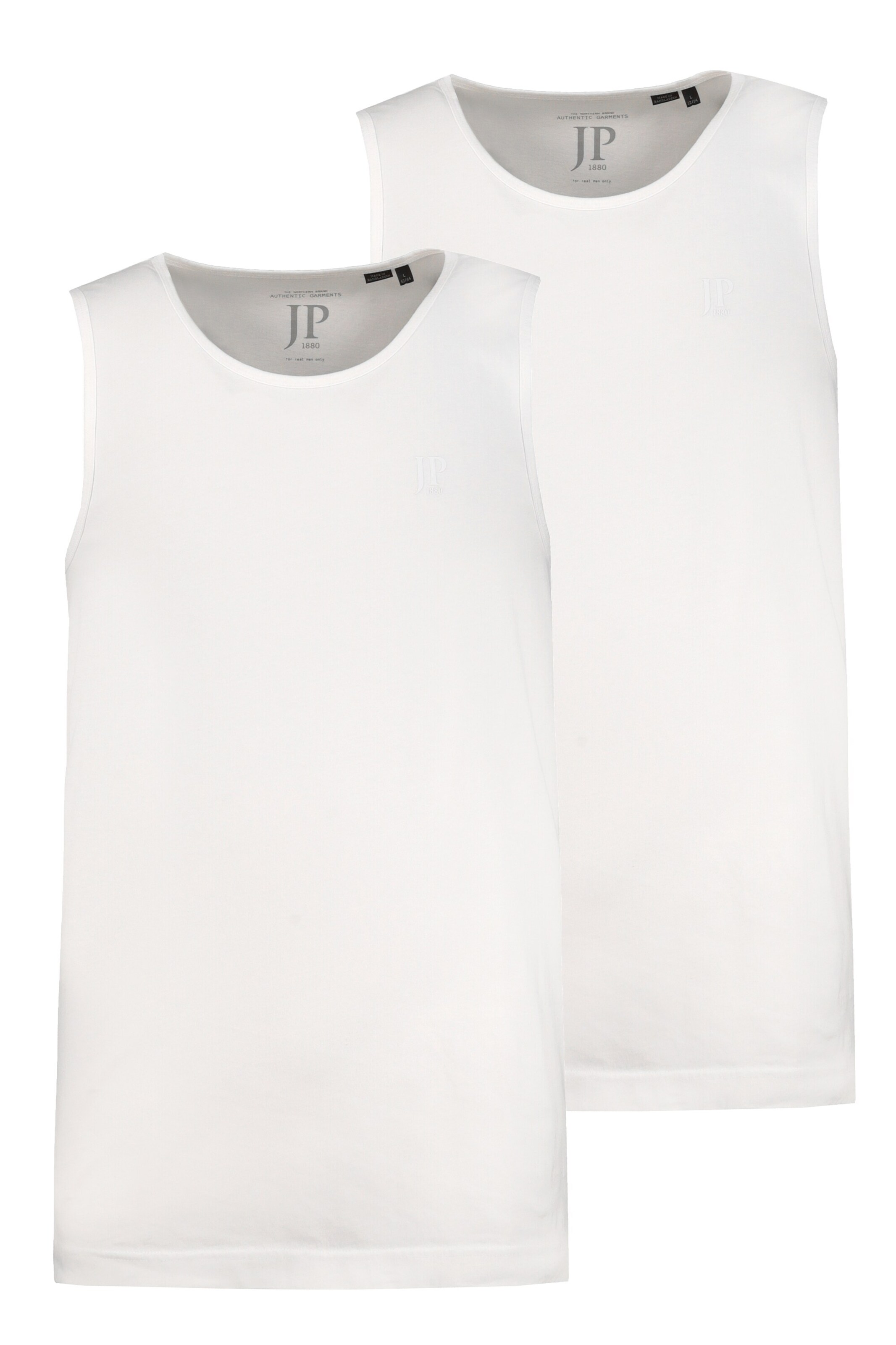 JP1880 Shirt in Wit: voorkant