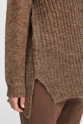 Fransa Sweater 'Bien Pu 3' in Brown