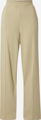 A LOT LESS Wide leg Pants 'May' in Beige: front