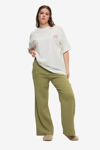 Wide Leg Pantalon Studio Untold en vert