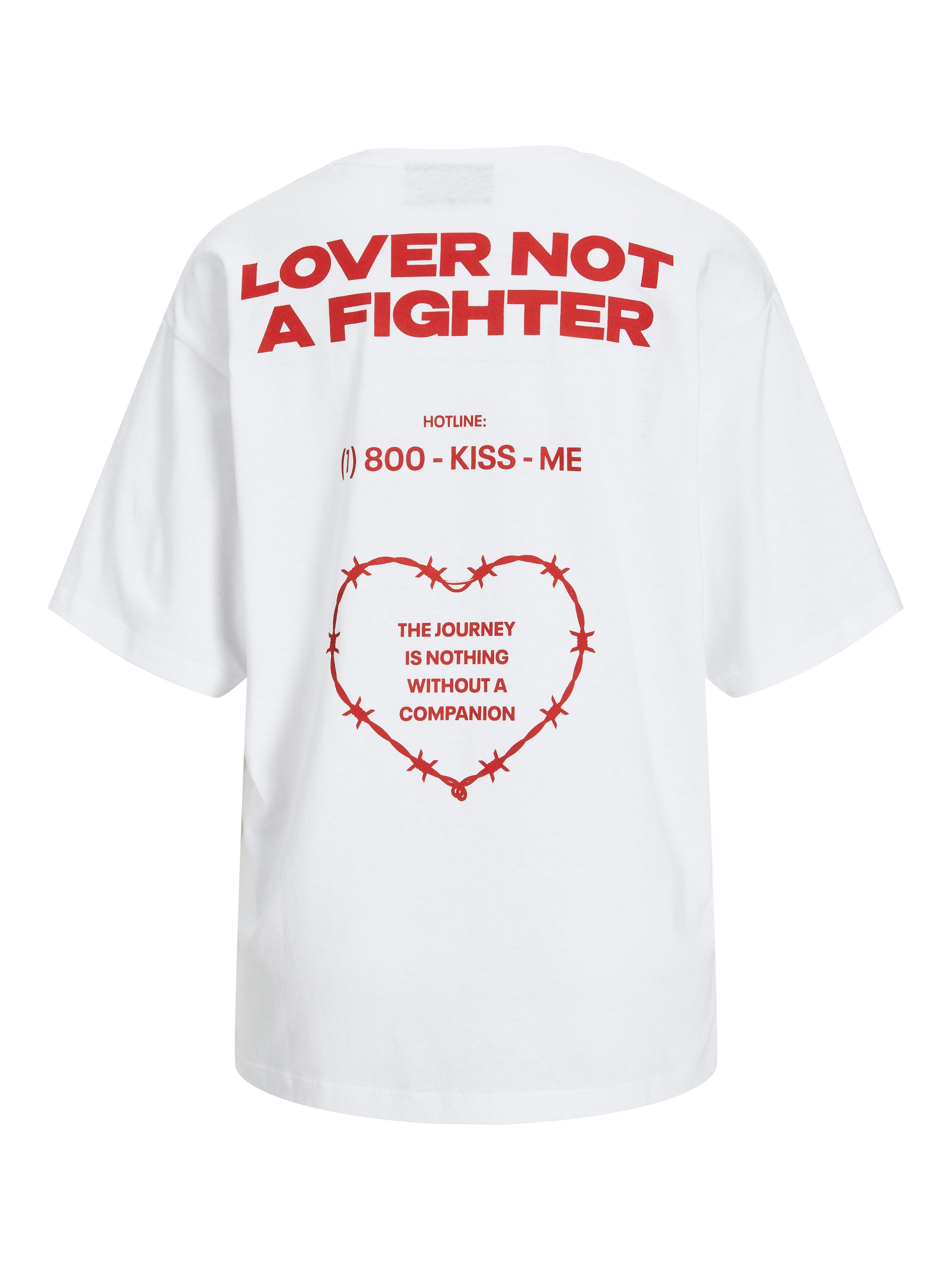 Maglietta 'JXValentine' di JJXX in bianco