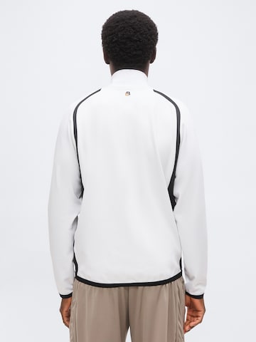 BOSS Sports sweat jacket 'Spin' in White
