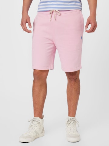 Polo Ralph Lauren Spodnie w kolorze różowy: przód