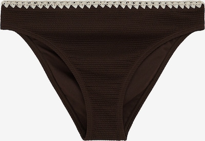 Bikinio kelnaitės iš WE Fashion, spalva – kremo / tamsiai ruda, Prekių apžvalga