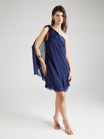 Lauren Ralph Lauren Koktejl obleka | modra barva: sprednja stran