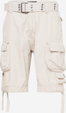 Brandit Trousers 'Savage Vintage' in White: front