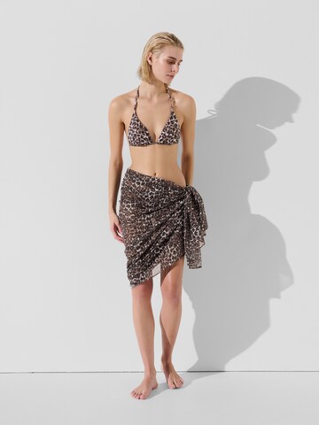 Serviette de plage Karl Lagerfeld en marron