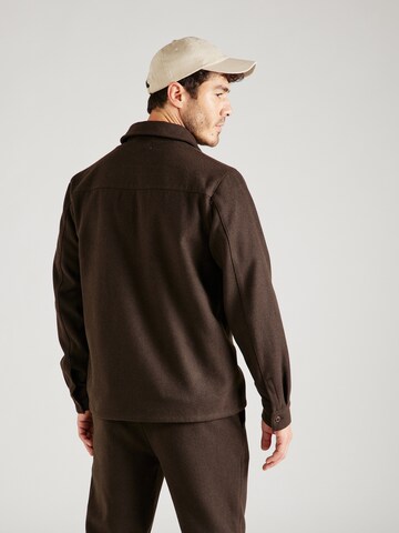 ABOUT YOU x Jaime Lorente Regular fit Between-season jacket 'Marco' in Brown