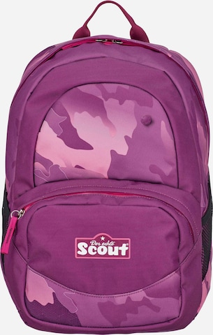 SCOUT Backpack in Purple: front