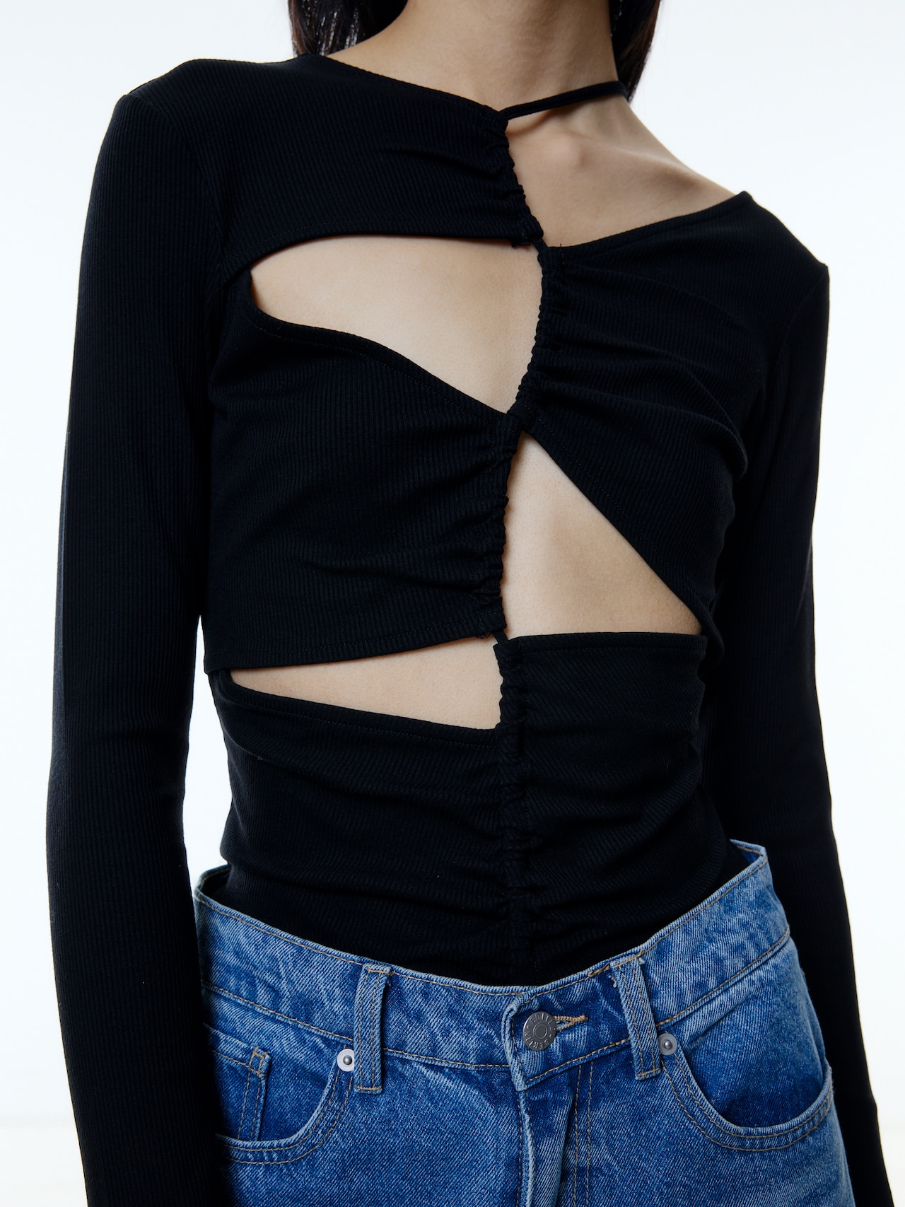 EDITED Shirt 'Regina' Zwart