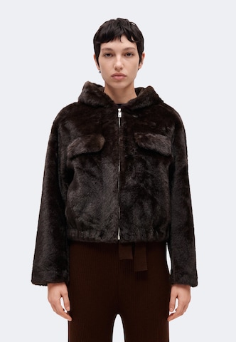 Veste mi-saison PRINCESS GOES HOLLYWOOD en marron : devant
