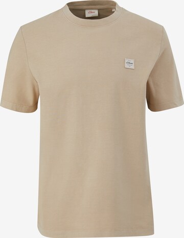 s.Oliver Shirt in Beige: front