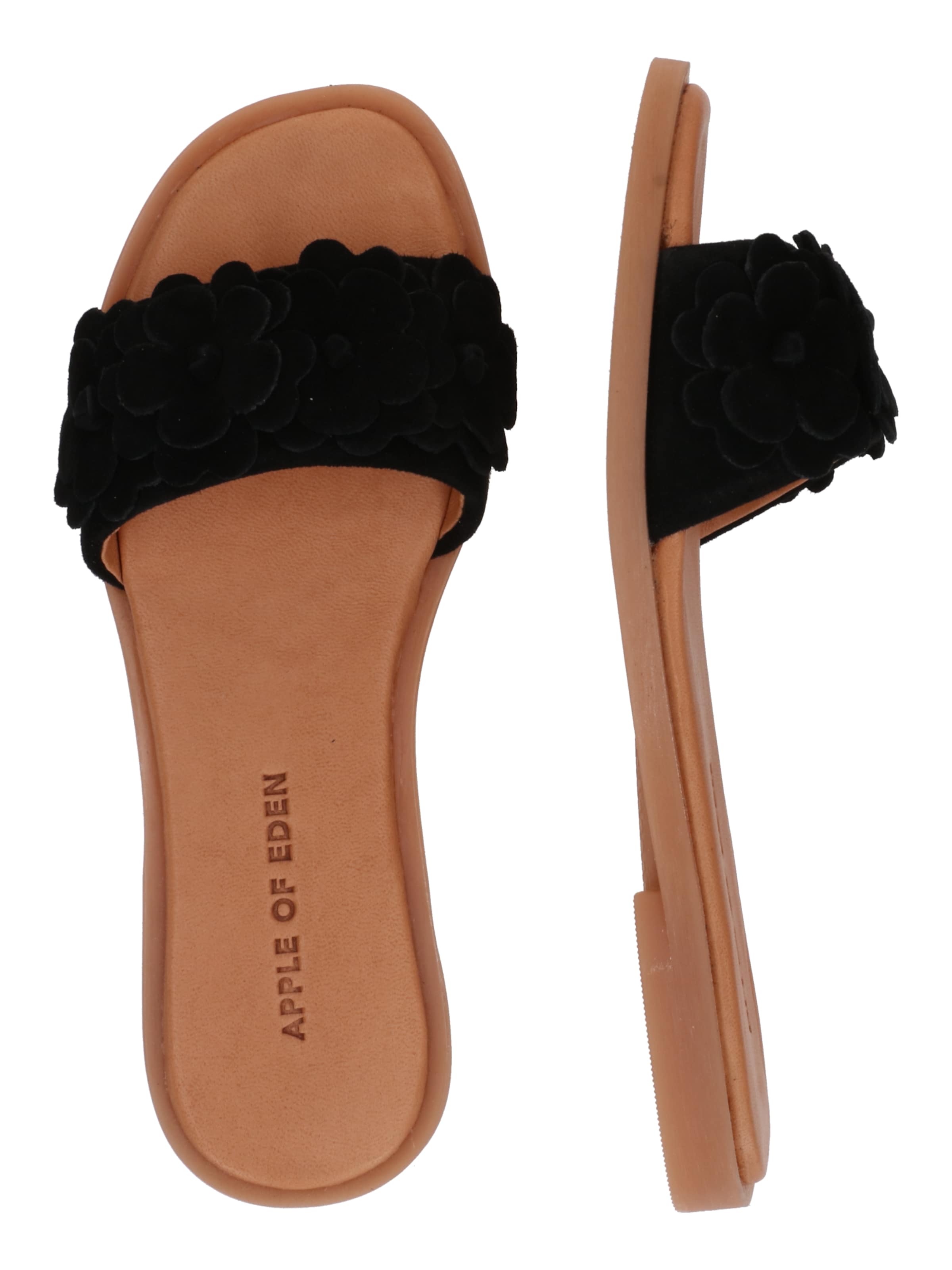 Mule 'ARIELA' Apple of Eden en noir