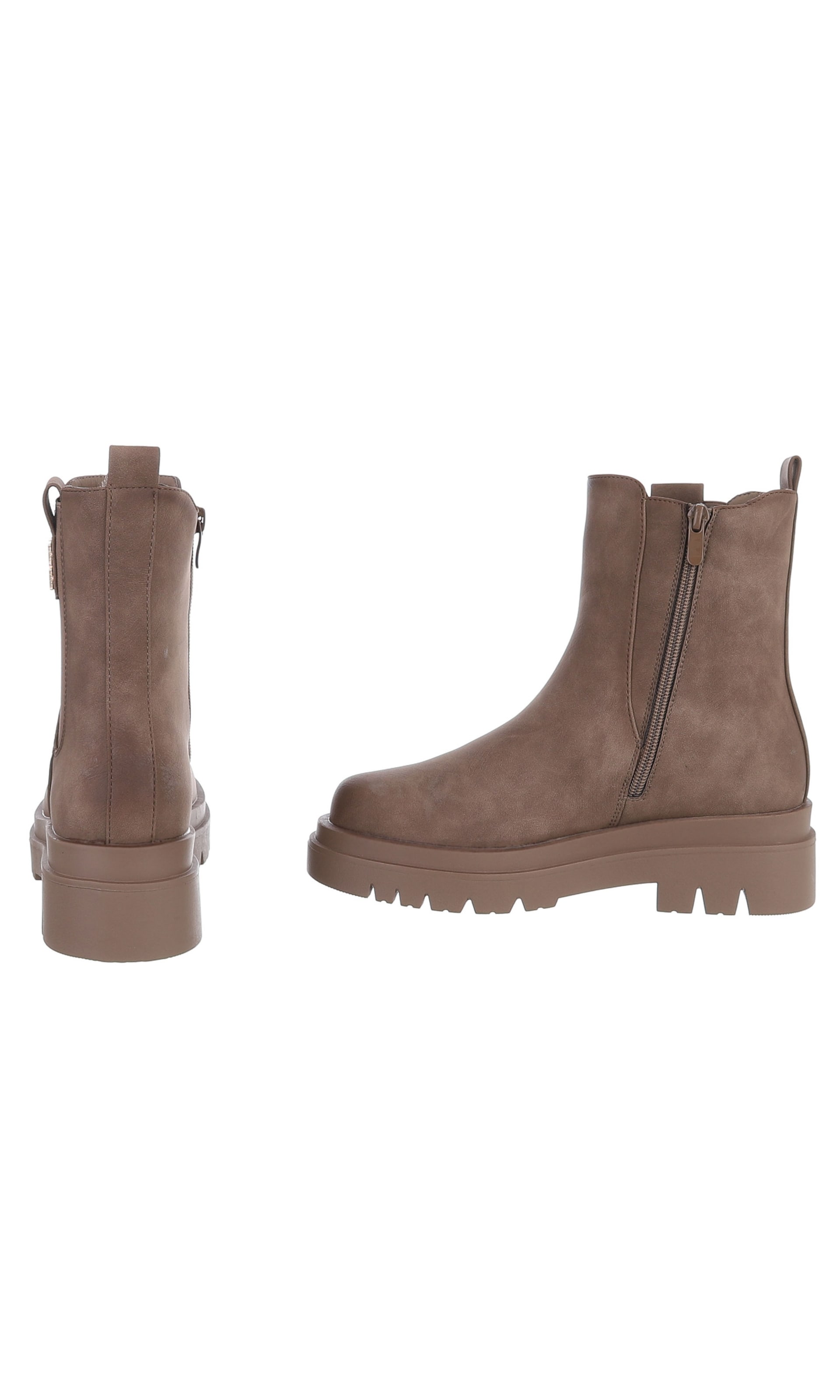 Ital-Design Stiefelette in Braun