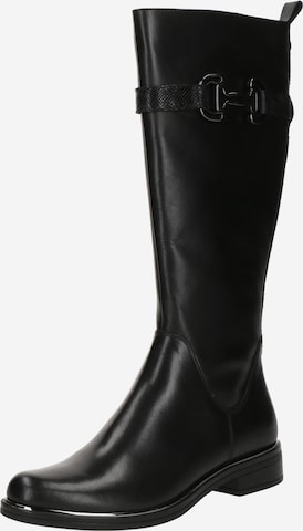 CAPRICE Škornji | črna barva: sprednja stran