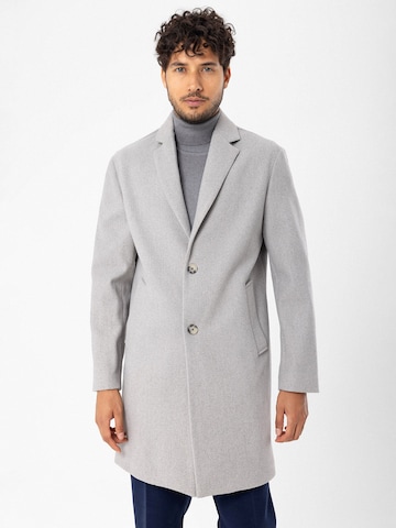 Antioch Between-seasons coat in Grey: front