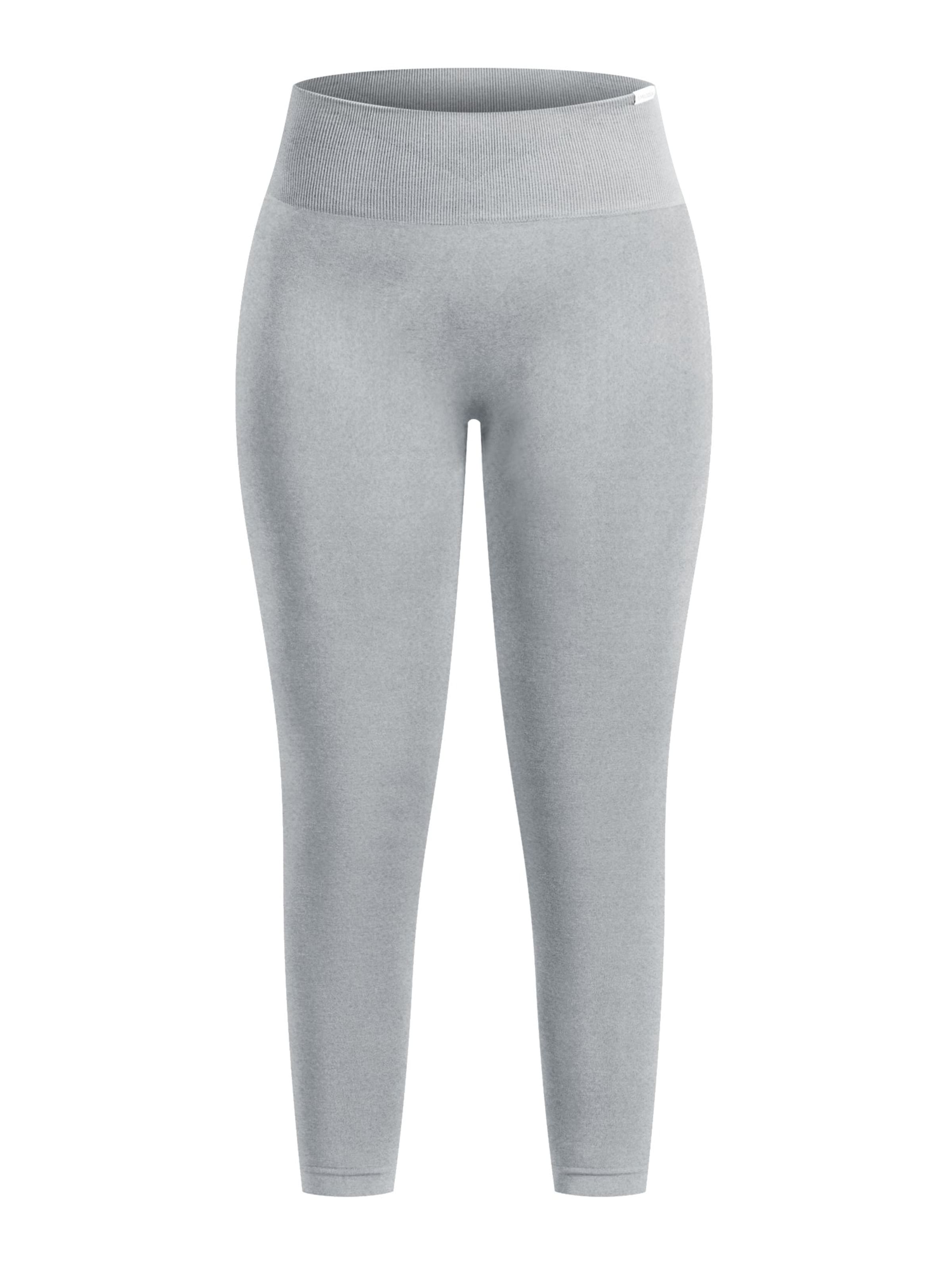 Smilodox Skinny Amaze Pro Scrunch High Waist Seamless in Grau: Vorderseite