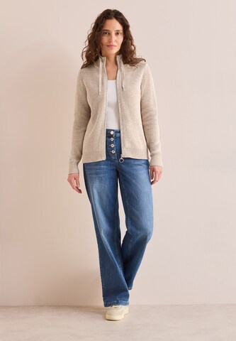 CECIL Mouliné Cardigan in Beige
