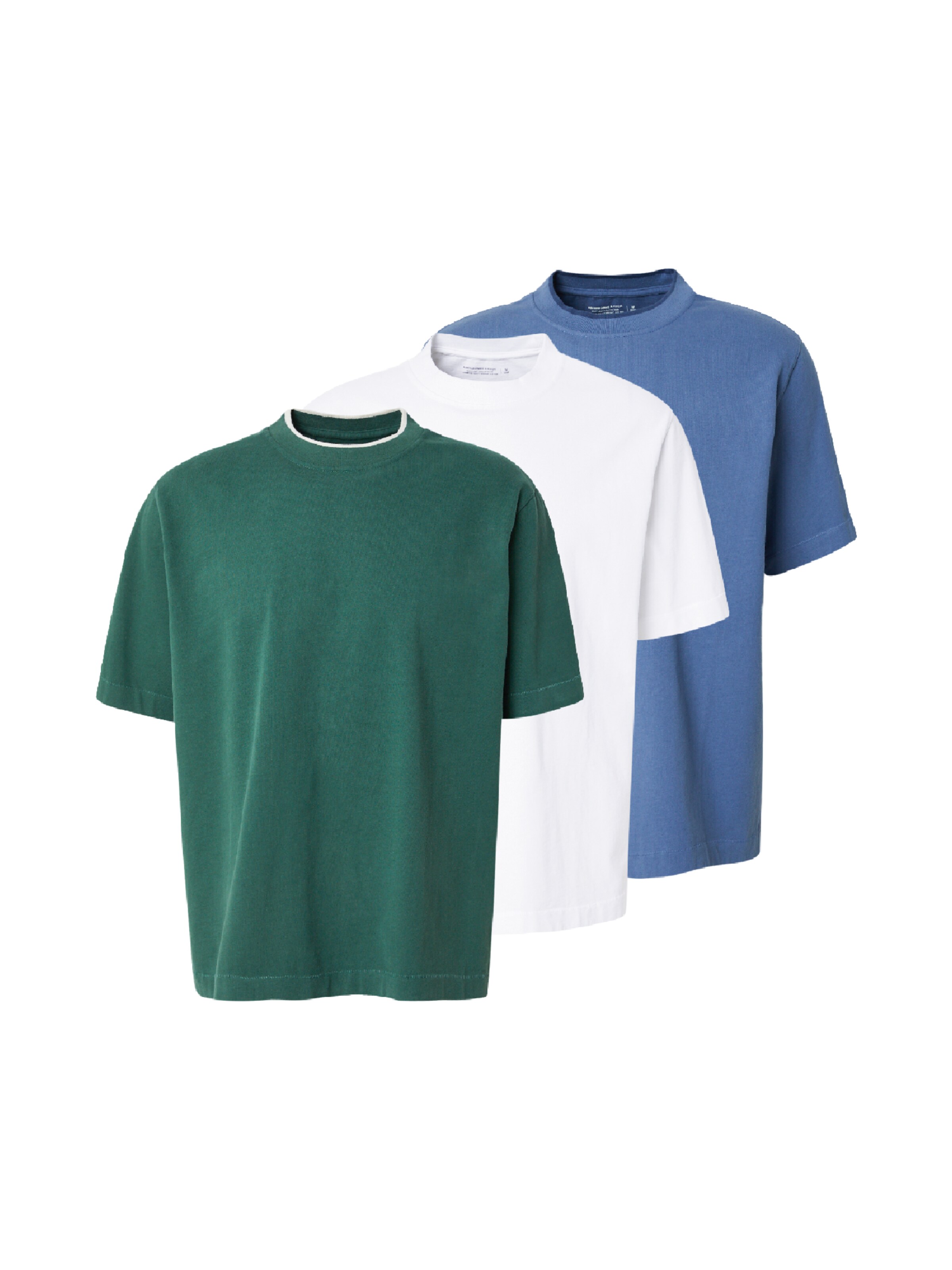 Abercrombie & Fitch Tričko, veľkosť S - opálová / smaragdová / biela, Produkt