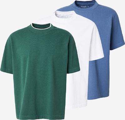 Abercrombie & Fitch Majica veličine S u opal / smaragdno zelena / bijela, Pregled proizvoda