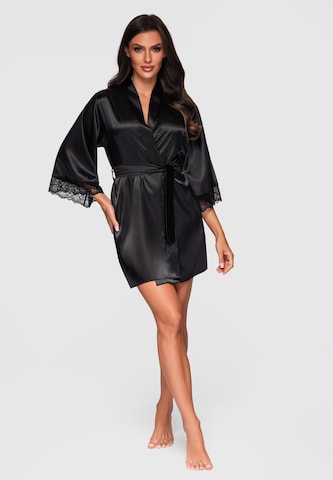 Ombre Dressing gown in Black