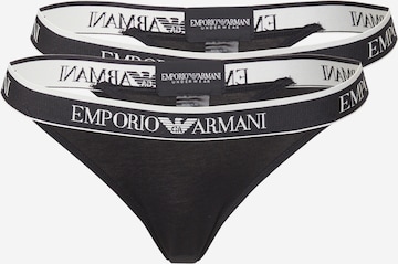 Emporio Armani Stringit värissä musta: etupuoli