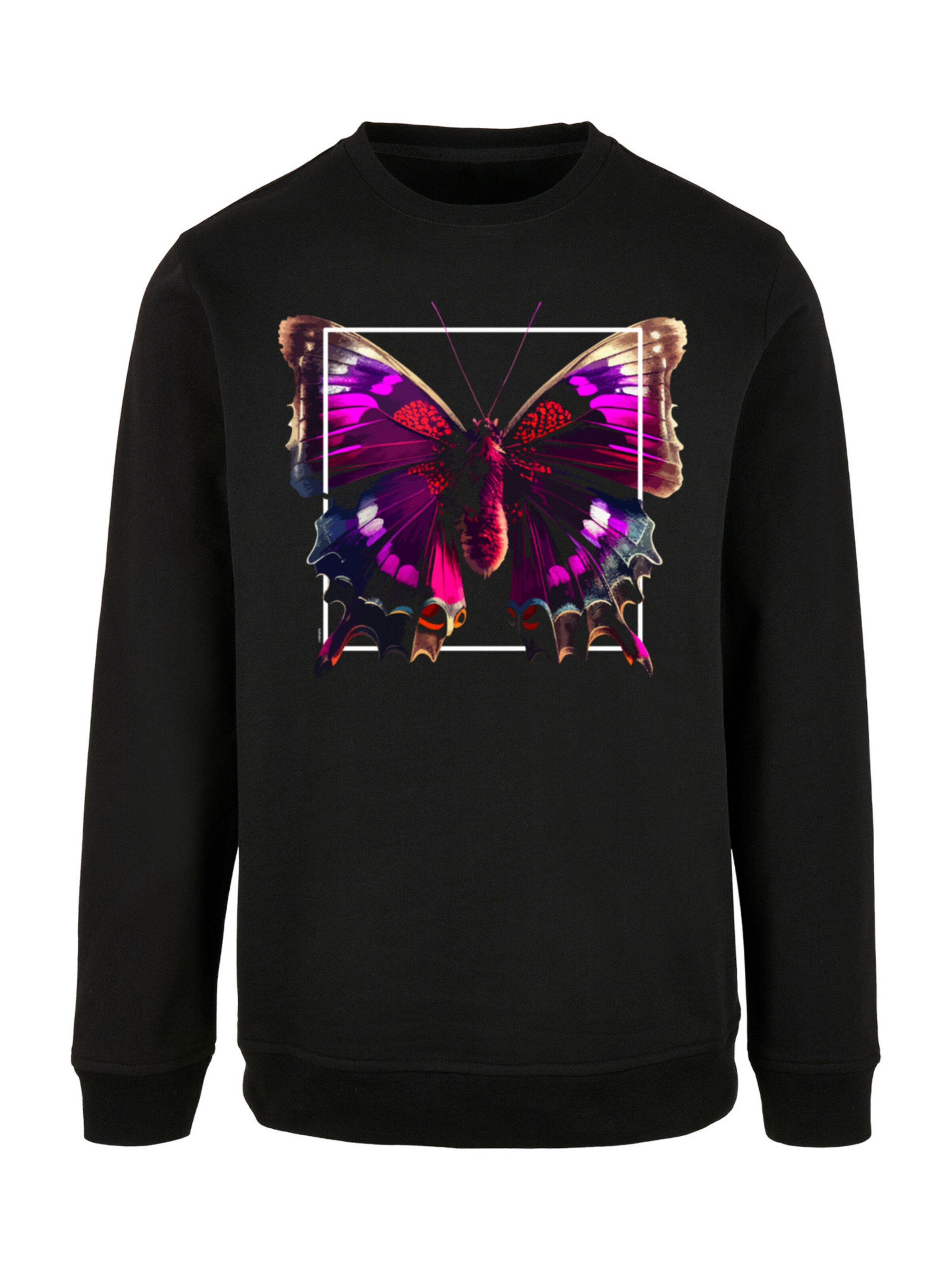 F4NT4STIC Sweatshirt in Black: front