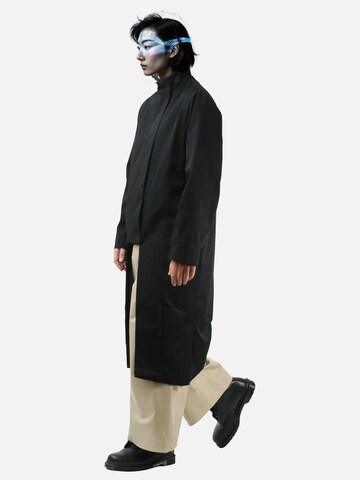 Veste mi-saison 'Manteau Taishō' Kanten en noir