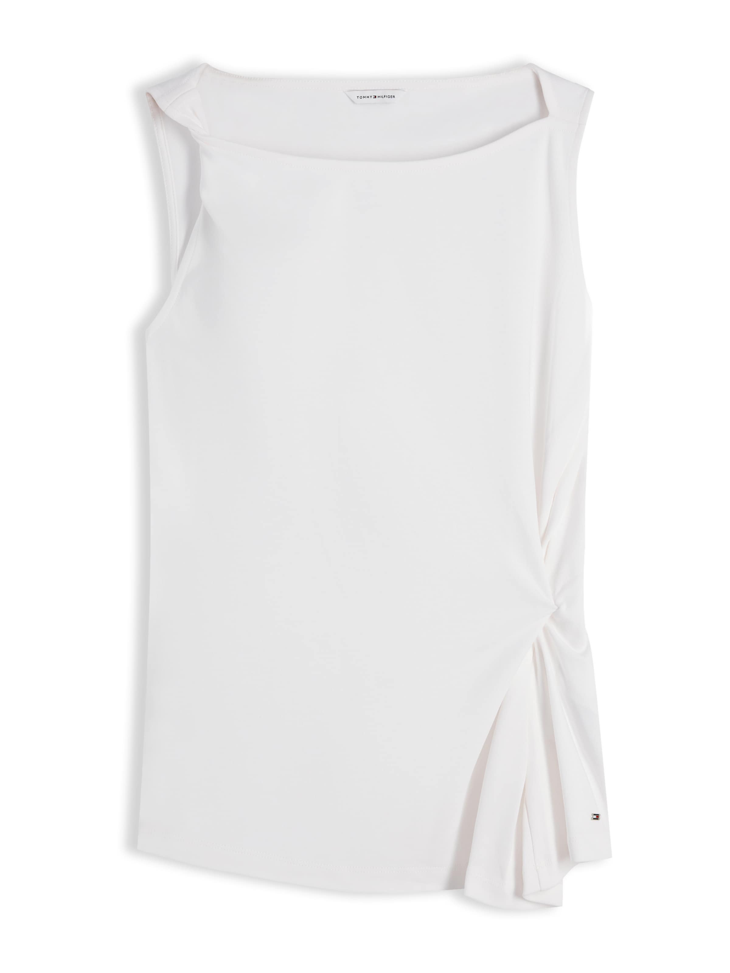 TOMMY HILFIGER Топ в бяло: отпред