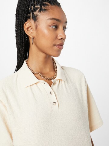 Esmé Studios Poloshirt 'Mindy' in Beige