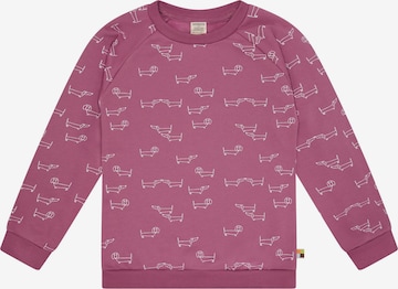 loud + proud Sweater 'Dackel' in Purple: front